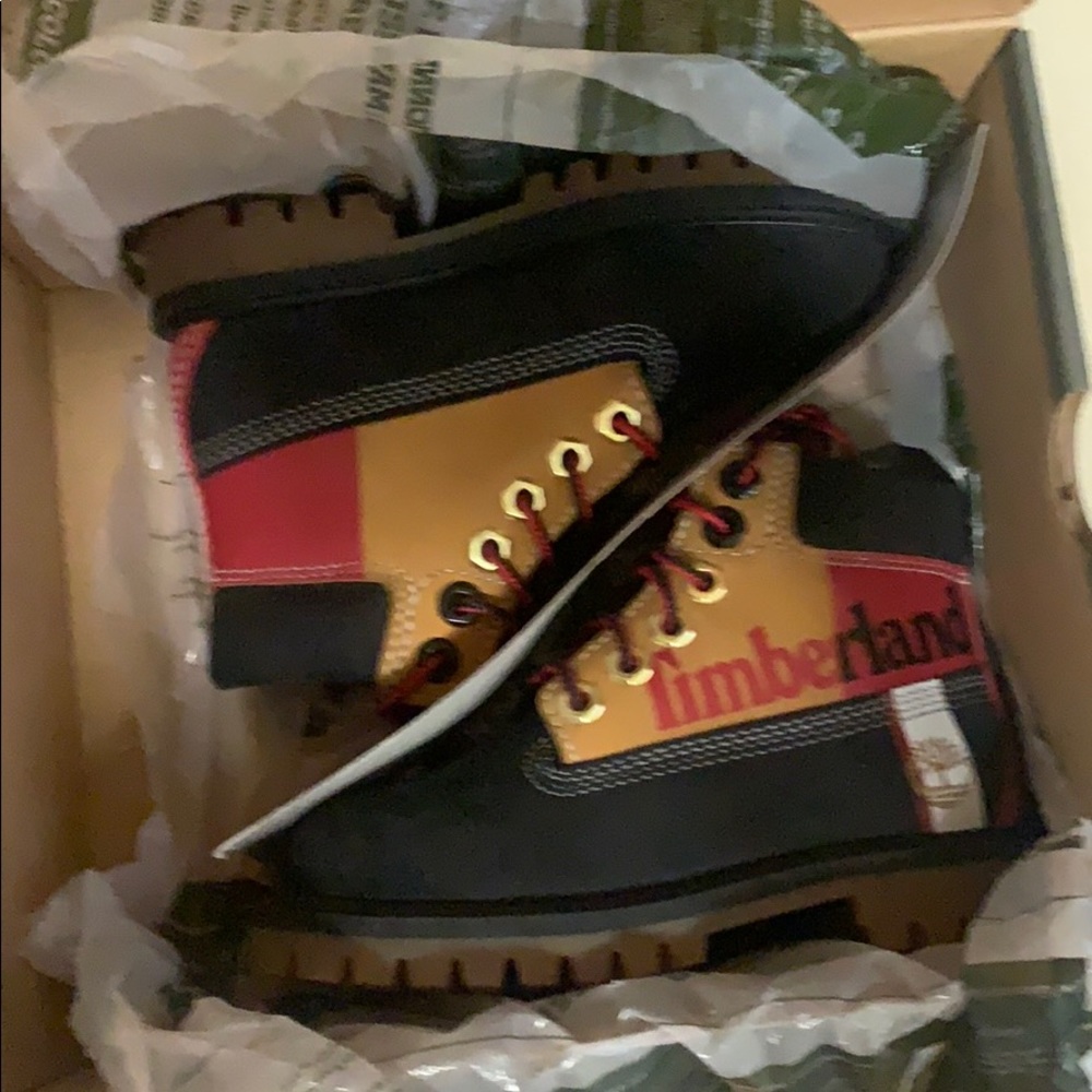 Custom timberland boots 8.5c
